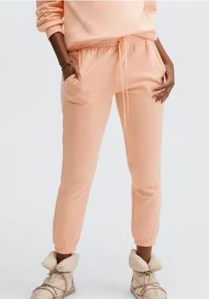 FABLETICS Peach Go To Sweatpants Sz 4X NEW with tags thumbnail 1