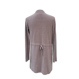 Barefoot Dreams‎ Santa Monica Long Cardigan CozyChic Ultra Lite Sz XS Mauve thumbnail 5
