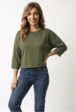 Lulu's Cropped Top. Large         LTOP121 thumbnail 1