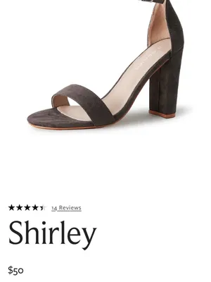 J. Adams Shirley Grey Suede Block Heel Sandals thumbnail 2