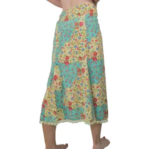Vintage Y2K Sag Harbor Patchwork Floral Skirt thumbnail 2