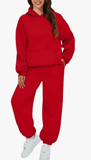 Red sweat set Size L thumbnail 1