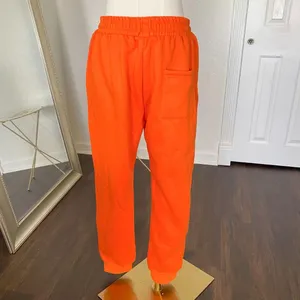 NWT Bright Orange "Nasa" Drawstring Jogger Sweatpants Refill Size 3X thumbnail 3