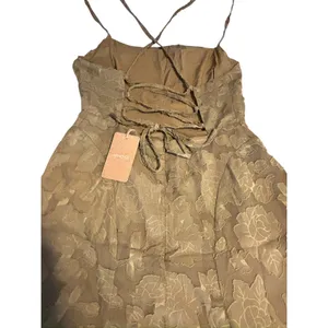 NWT Rihoas Olive Fit and Flair Mifi Dress Medium HOCO Game Day Prom Evening thumbnail 6