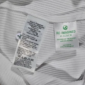 J. Crew New‎ favorite tank top in vintage rib White S NWT thumbnail 4