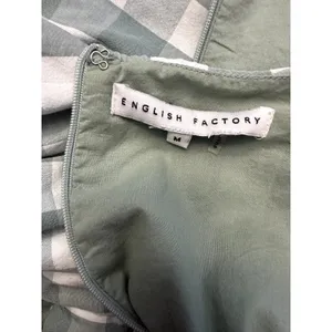 English Factory Green and White sleeveless dress Medium thumbnail 4