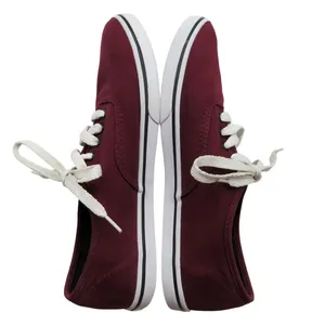 Vans Classic Low Top Skate Shoes Maroon Burgundy Sneakers Size 7.5 thumbnail 5