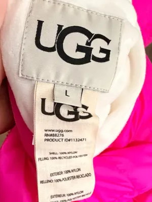 UGG Reversible Pink Puffer Vest thumbnail 9