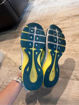 Nike Teal & Yellow Dual Fusion Athletic Training Sneakers thumbnail 4