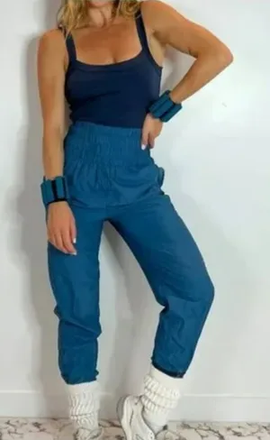Free People Way‎ Home Noiseless Wpmen's Blue Jumpsuit Size: S thumbnail 1