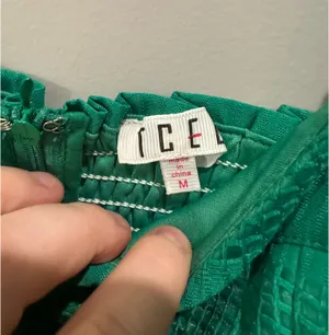 TCEC Green Tiered Textured Mini Dress thumbnail 7