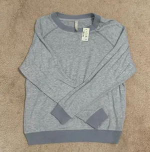 Lightweight Long Sleeve Gray Size M thumbnail 1