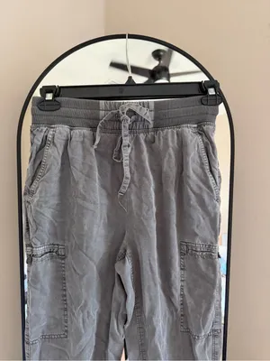 aerie Gray Cargo Jogger thumbnail 2