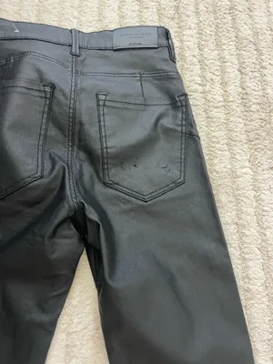 Black coated skinny jeans thumbnail 5