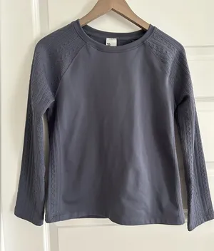 All in Motion Fleece Lined Top Gray Size XL 14 thumbnail 1