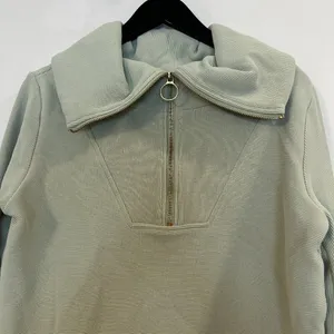 VARLEY Vine Ottoman Half Zip Pullover in Desert Sage Size X-Small thumbnail 6