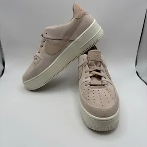 Nike Air‎ Force 1 Sage Low AR5339-201 Sneakers Womens Sz 10 Beige Platform Shoes thumbnail 5