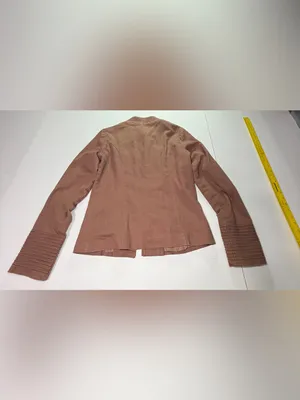 Tulle Anthropologie Dusty Rose utility Jacket tight large Fitted Military Boho thumbnail 6