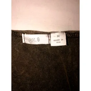 Y2K Tank Top Size M Acid Wash Brown Gold Foil Damask Floral Graphic 90s Revival thumbnail 3