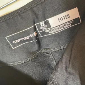 Carhartt Fitted 2X Black Utility Work Pants Women's‎ Short Stretch Pocket thumbnail 7