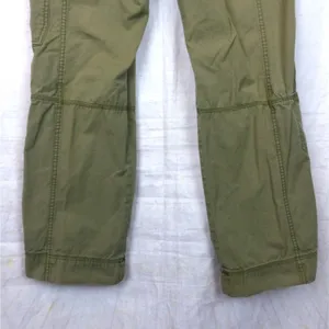 Eddie Bauer Utility Cargo Pants Womens 2 Green Roll Tab Convertible Leg Y2K thumbnail 10