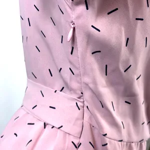Petalroz dress faux wrap dusty rose & black Size S NWT Price is Firm thumbnail 7