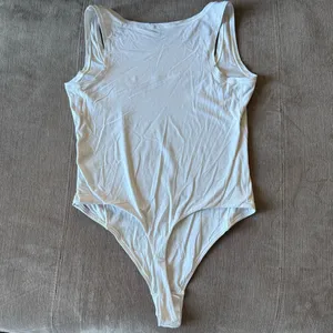 Lululemon Wundermost Ultra-Soft Nulu Square Neck Sleeveless Bodysuit Bone thumbnail 7