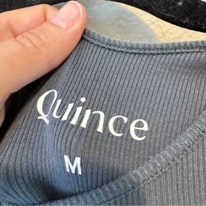 Quince Tencel Carbon Grey Jersey Maxi Dress Womens M NWOT Casual Basic Closet thumbnail 5