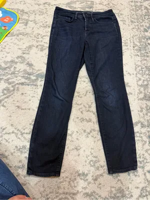 Athleta SculptTek Dark Wash Straight Leg Jeans Size 6 thumbnail 3
