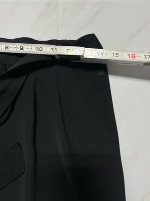 Lululemon Noir Black Pull on Skirt with attached belt tie size 6 thumbnail 6