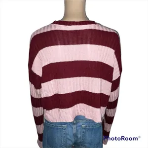 Rue 21 striped cropped sweater thumbnail 4