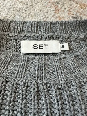 Set Active chunky rib knit sweater  thumbnail 2