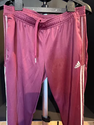 Adidas Women’s retro track sweatpants (wine) size medium thumbnail 1