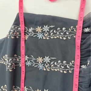 Anthropologie BHLDN‎ Floral Embroidered Holiday Parsons Dress Sz 14 thumbnail 7