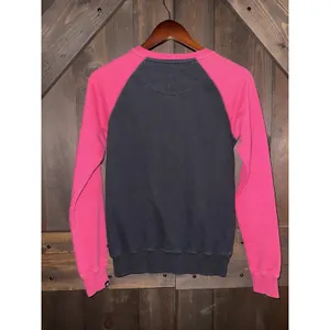 Nike Women's Sz‎ Small Sweatshirt Crewneck Pink Black thumbnail 3