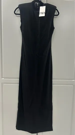 ZARA Black Maxi Dress thumbnail 2