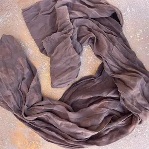 Free People Italian y2k vintage brown polka dot silk scarf thumbnail 5