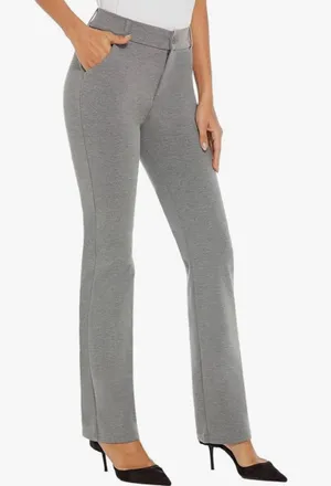 NEW Career Slacks Ease into Comfort Barely Bootcut Stretch Dress Pants 6/32 Tall thumbnail 1