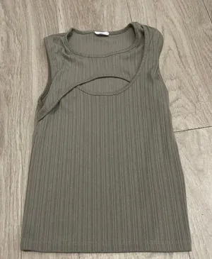 Cotton On Khaki Tank Top thumbnail 1