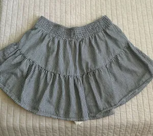 American eagle coastal western striped tiered mini skirt skort M pull on thumbnail 1