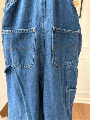 Vintage Sesame Street Elmo Denim Overalls S M thumbnail 10