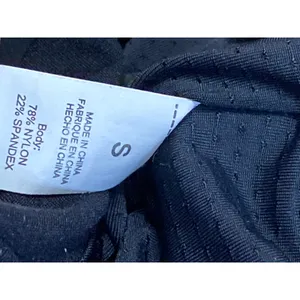 Qinsen Women's Black Sleeveless Square Neck Skinny Activewear Yoga Jumpsuit Sz S thumbnail 4
