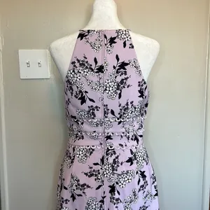 Keepsake x Revolvr Cherished Floral Mini Dress in Lilac Floral New Size Small thumbnail 9