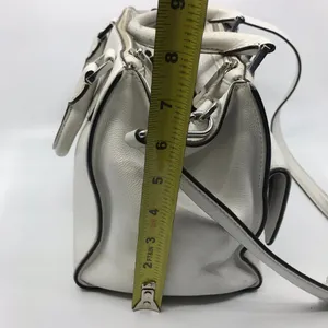 Michael Kors White M Leather Crossbody Bag thumbnail 3