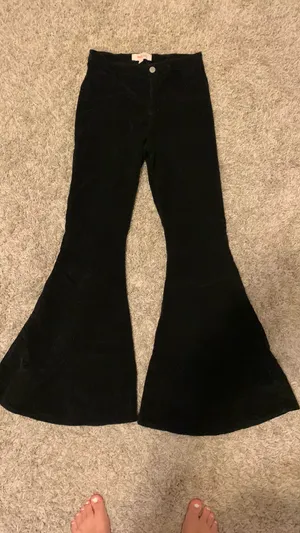 Botique Velvet Bell Bottoms Size M thumbnail 2