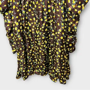 Autumn Adeigbo Bridgette Floral Ruched Empire Mini Dress Size 0‎ Romantic Fairy thumbnail 7