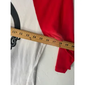 Suavecita Pomade 2010s Skull Rose Baseball Tee Red‎ White Rockabilly Women's XL thumbnail 7