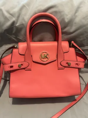 Michael Kors Pink Satchel Handbag and Wallet Set thumbnail 1
