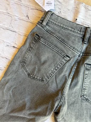 Abercrombie & Fitch The Ankle Straight Ultra High Rise 28 New NWT Black 6 Short thumbnail 11
