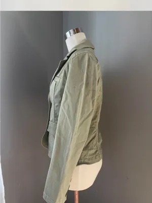GAP Olive Green Cotton Suit Jacket Blazer thumbnail 2